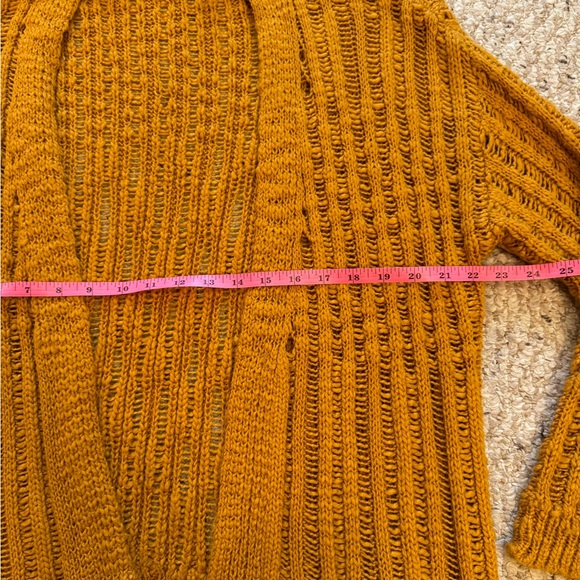 *3 for $9* Mustard Knit Cardigan - Picture 6 of 11